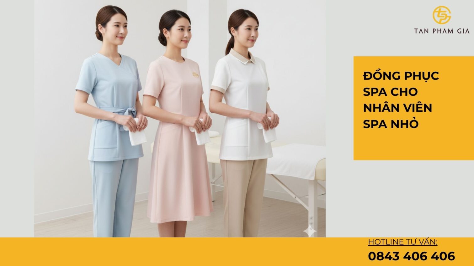 Đồng phục spa cho nhân viên spa nhỏ