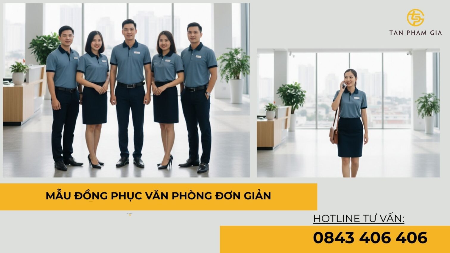Mẫu Đồng Phục Văn Phòng Đơn Giản