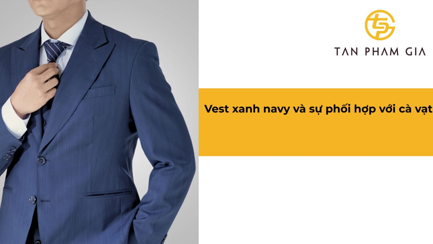 Áo đồng phục văn phòng nam vest xanh navy