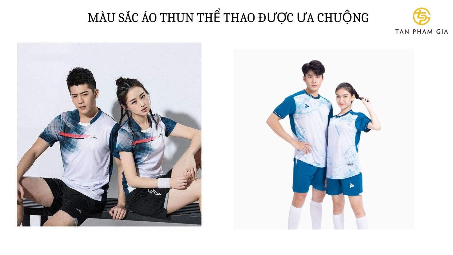 Mẫu áo thun đồng phục phong cách thể thao