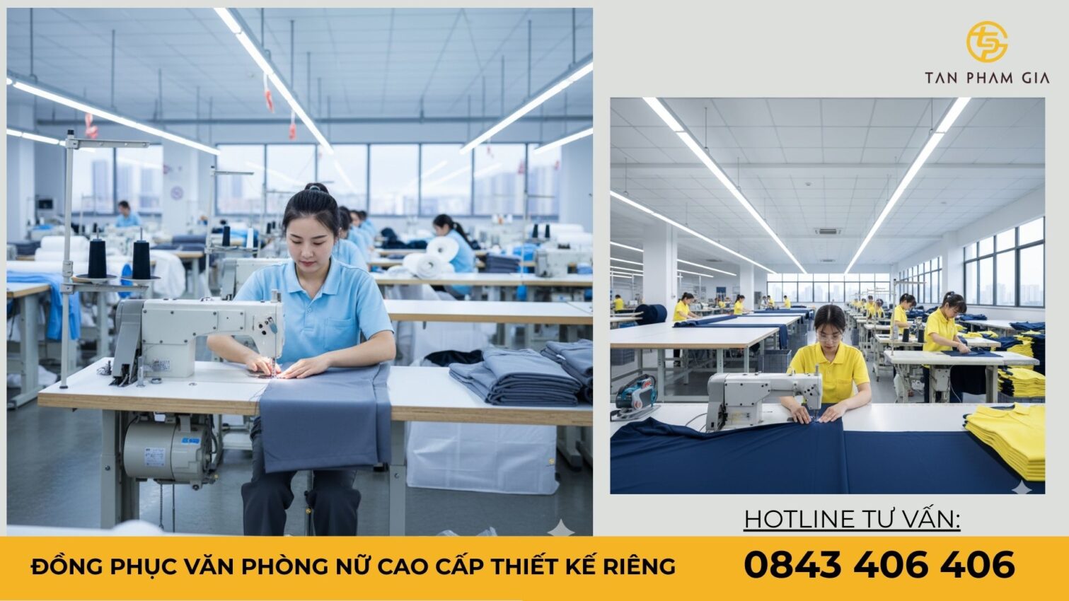 Đồng phục văn phòng nữ cao cấp thiết kế riêng