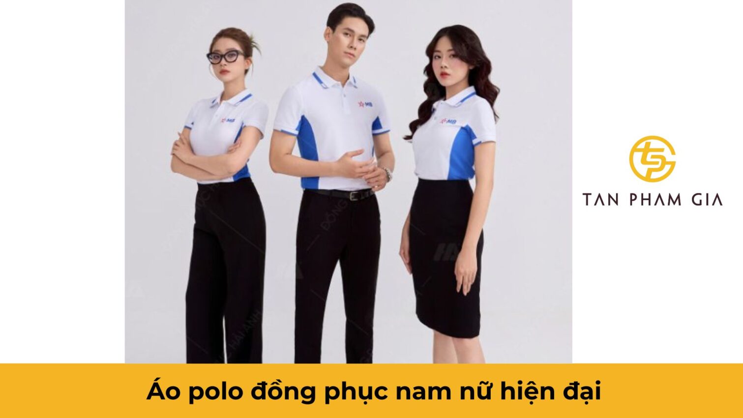 Mẫu áo đồng phục văn phòng công sở nam nữ