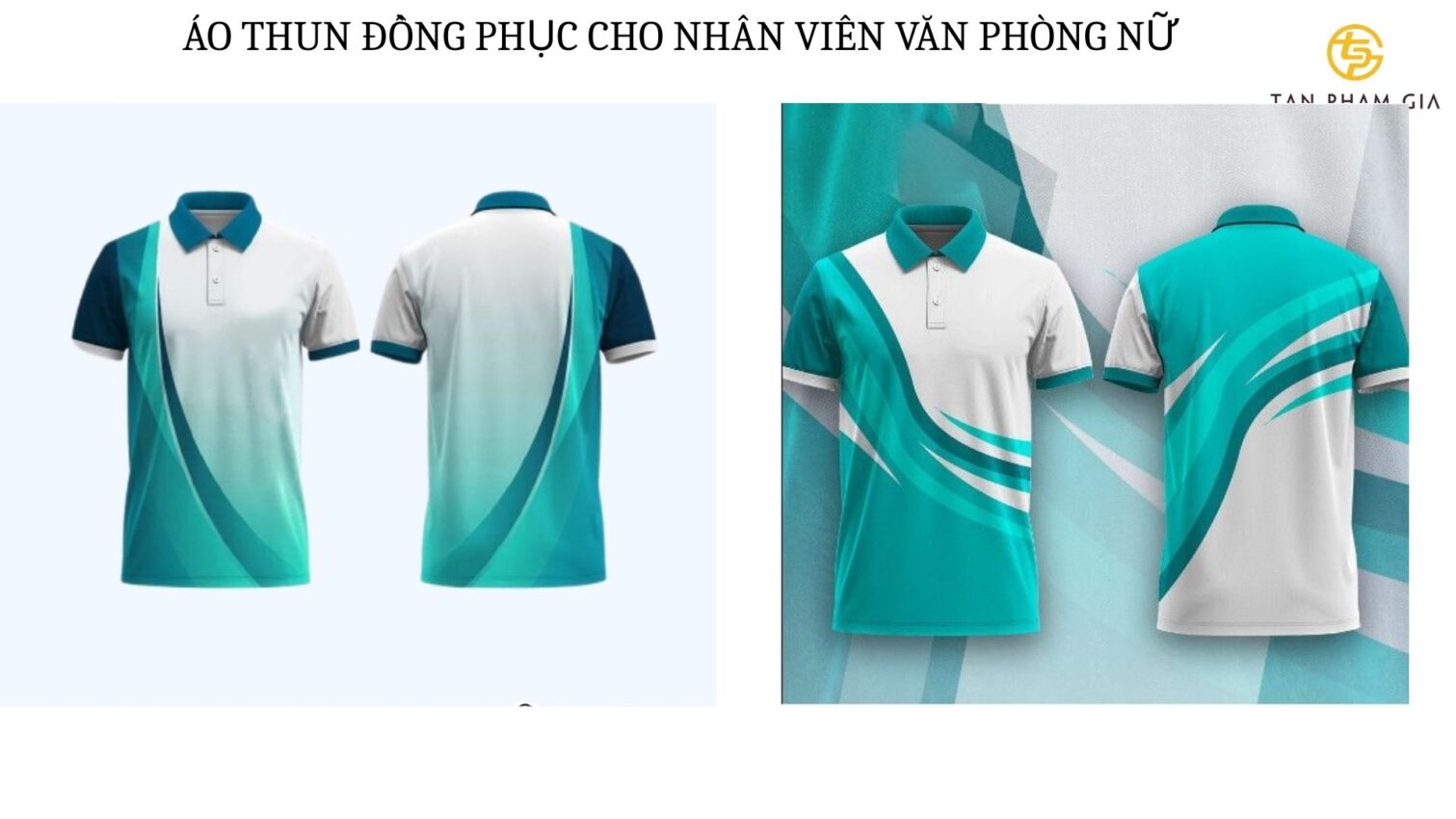 Mẫu áo thun đồng phục phong cách công sở