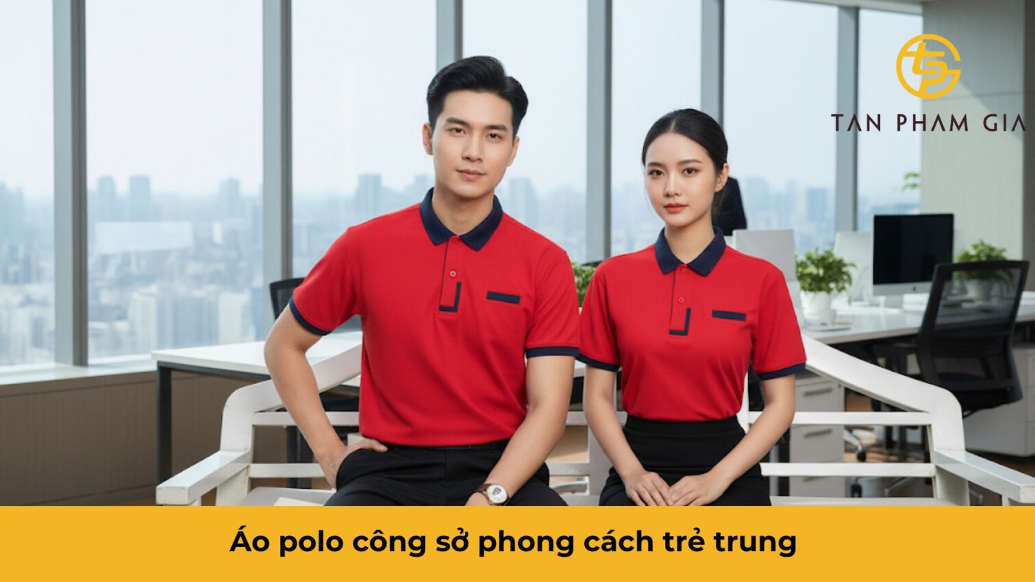 Mẫu áo đồng phục văn phòng công sở áo polo