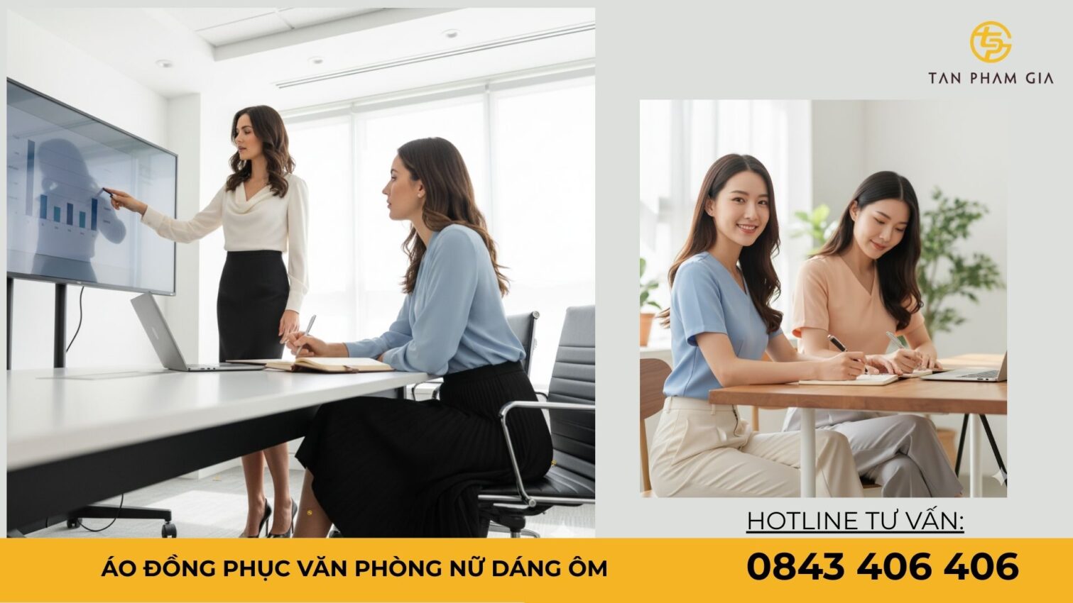 Áo đồng phục văn phòng nữ dáng ôm