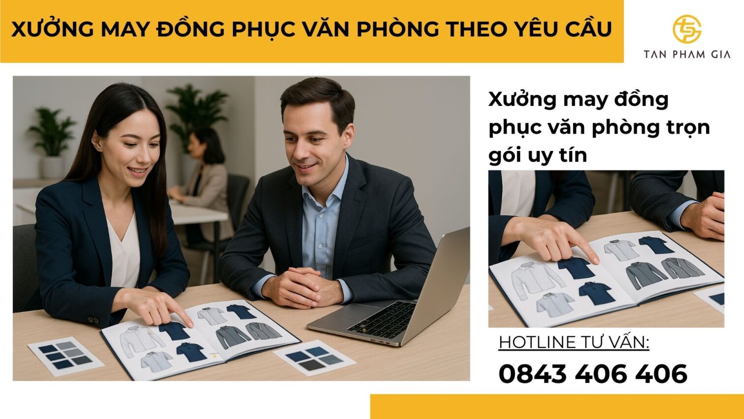Xưởng May Đồng Phục Văn Phòng Theo Yêu Cầu