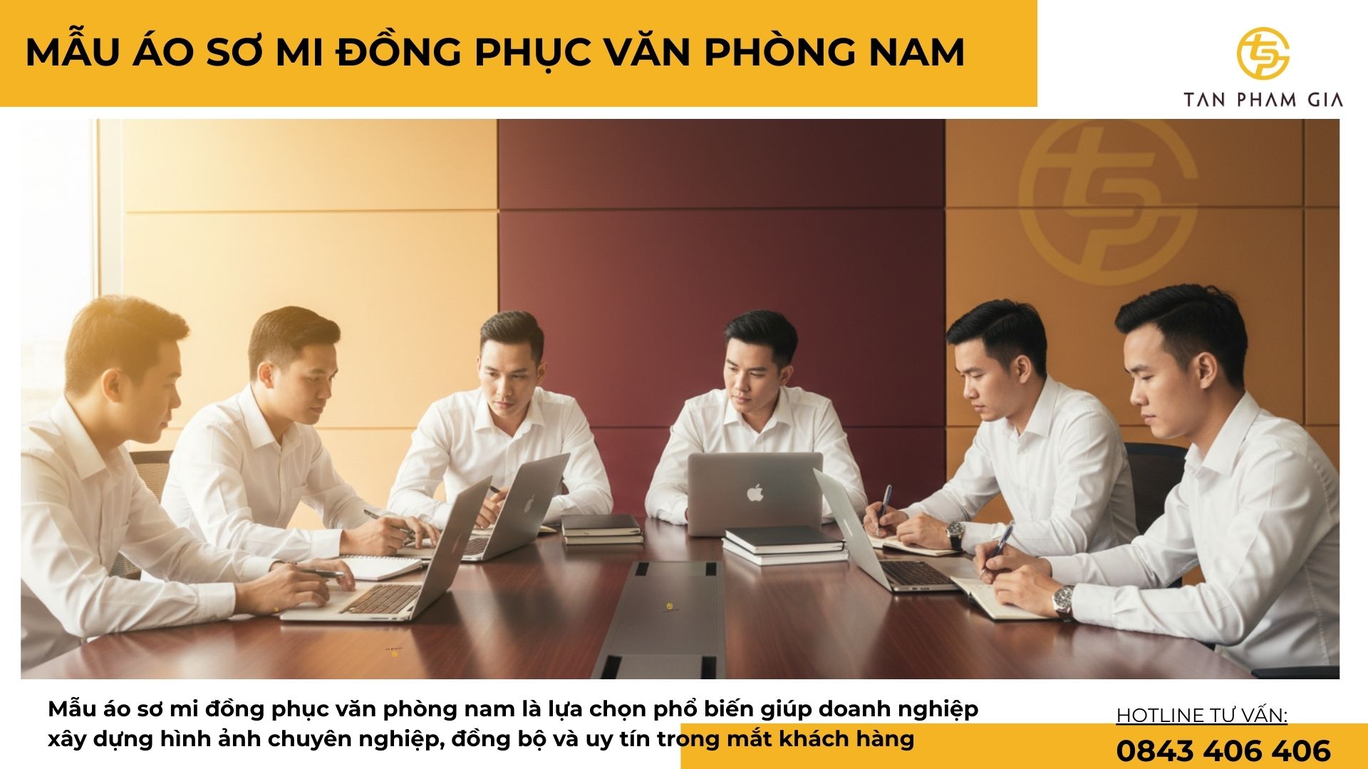 Mẫu Áo Sơ Mi Đồng Phục Văn Phòng Nam
