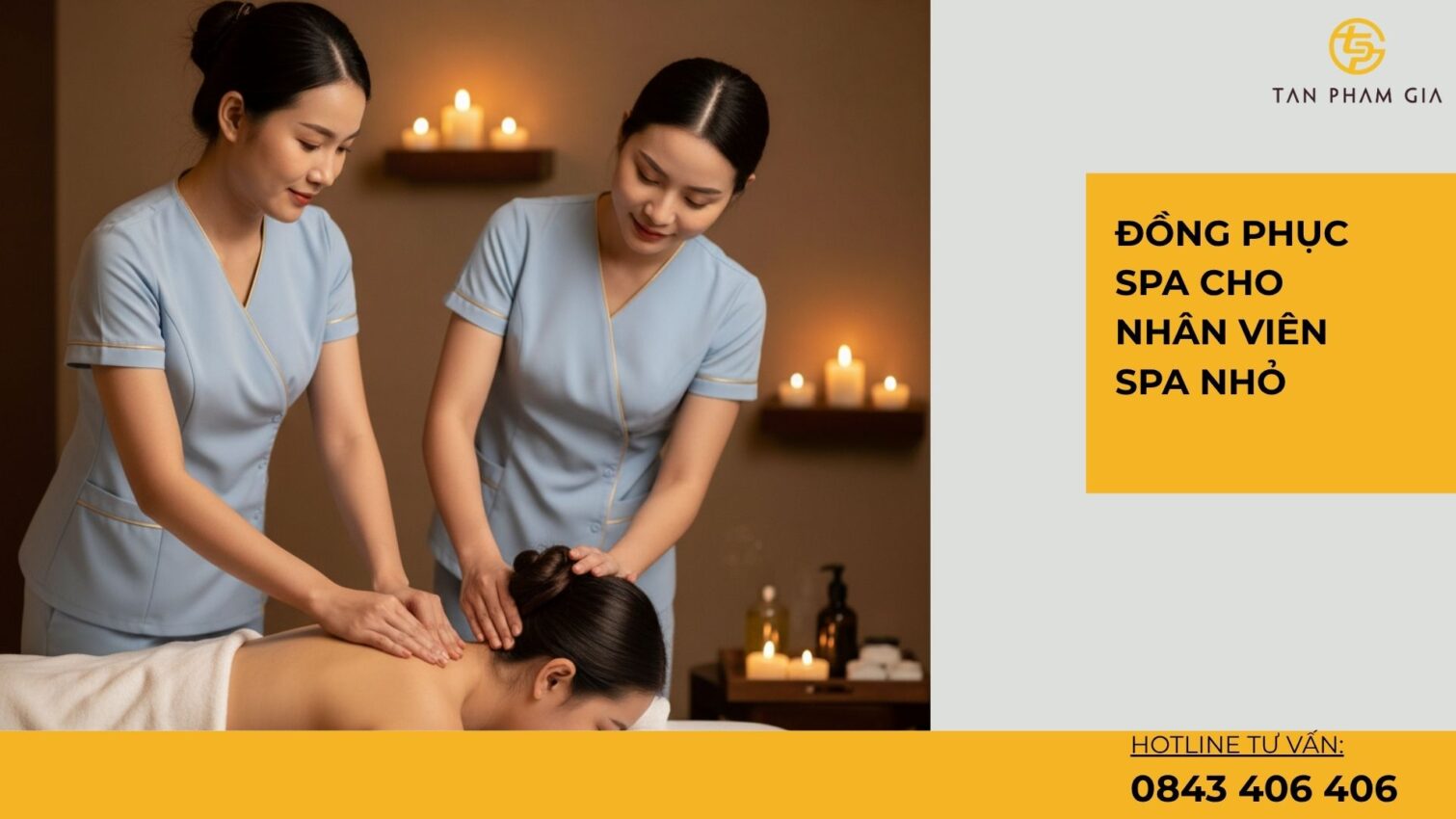 Đồng phục spa cho nhân viên spa nhỏ