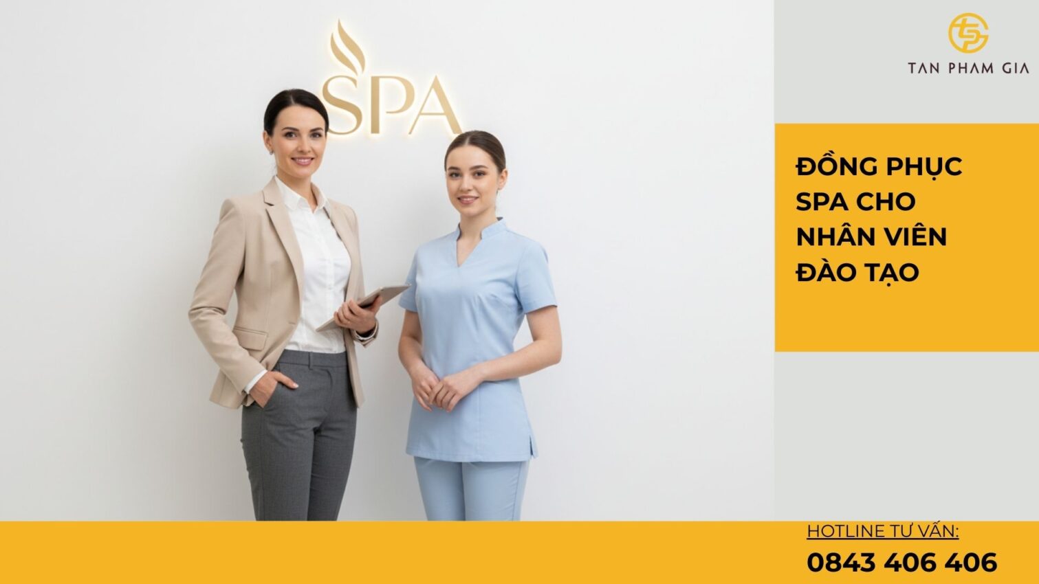 Đồng phục spa cho nhân viên đào tạo