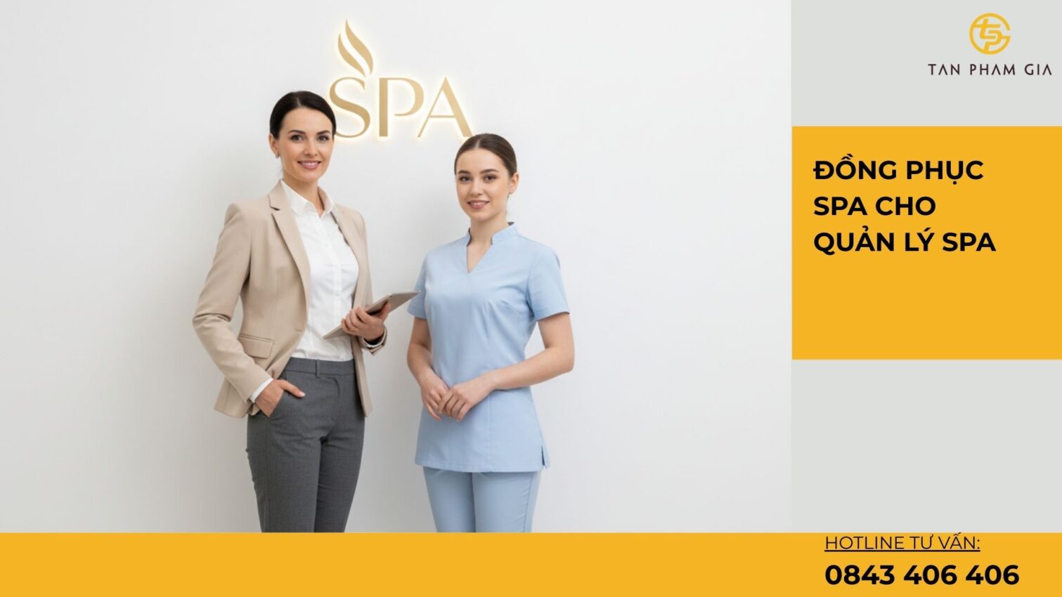 Đồng phục spa cho quản lý spa