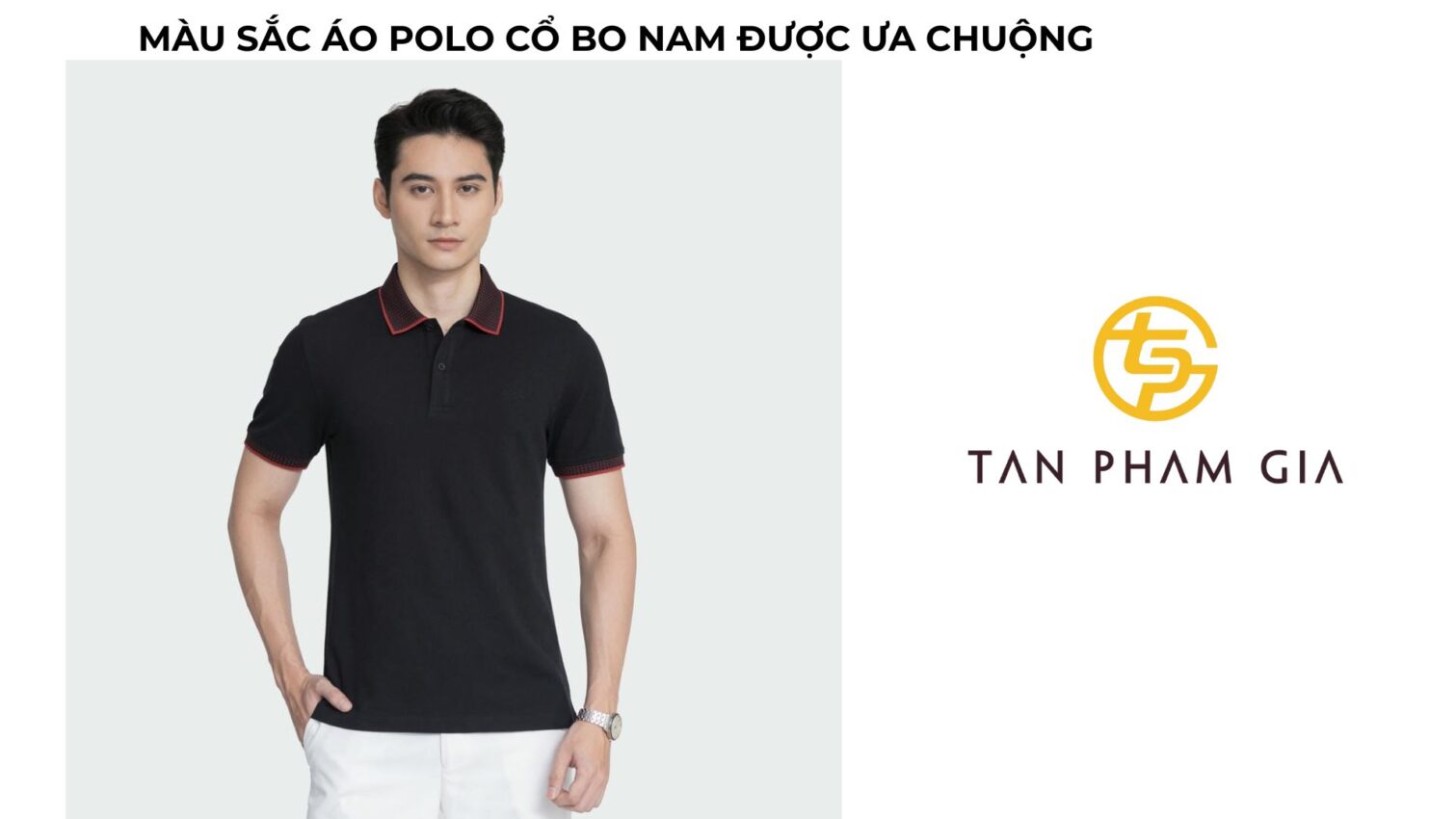 Áo đồng phục văn phòng nam polo cổ bo