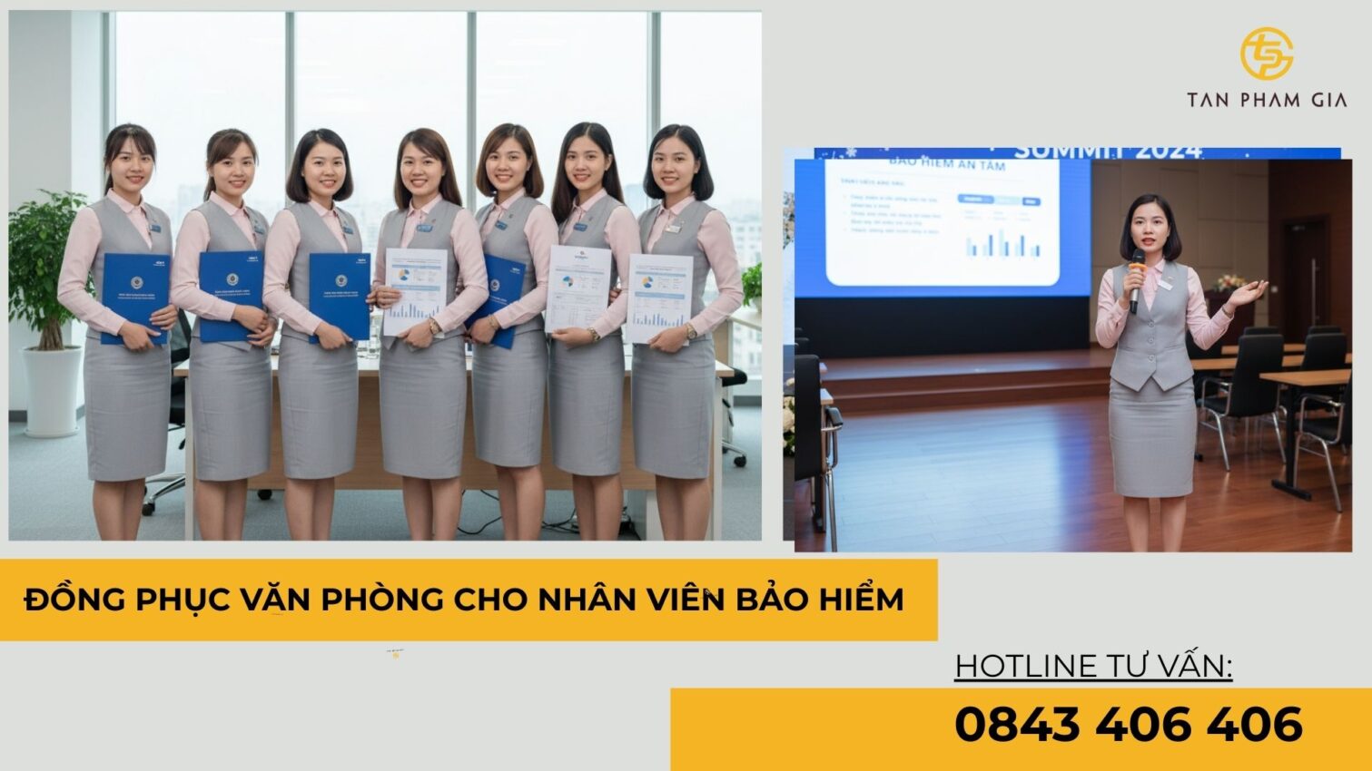 Đồng Phục Văn Phòng Cho Nhân Viên Bảo Hiểm