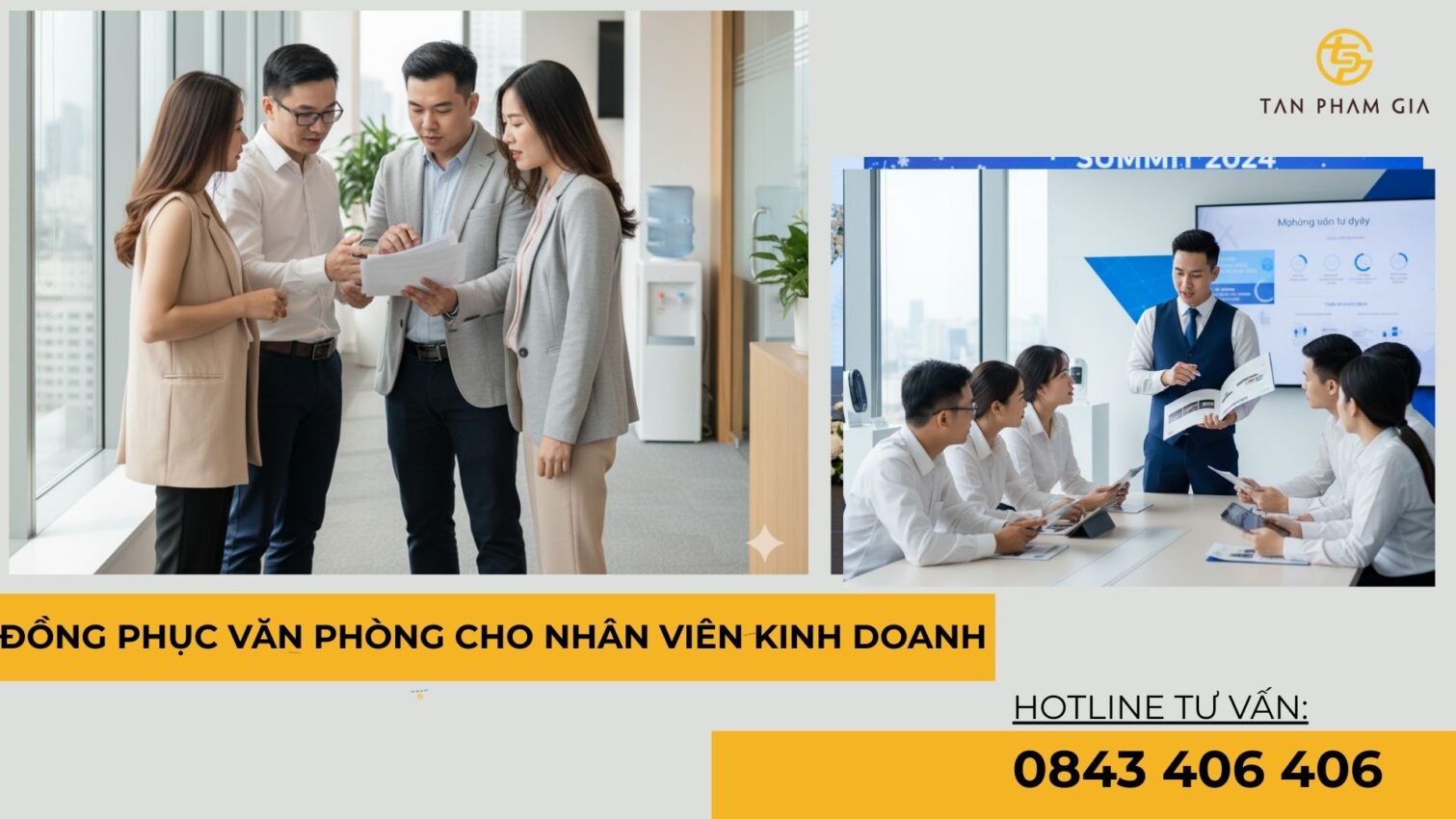 Đồng phục văn phòng cho nhân viên kinh doanh