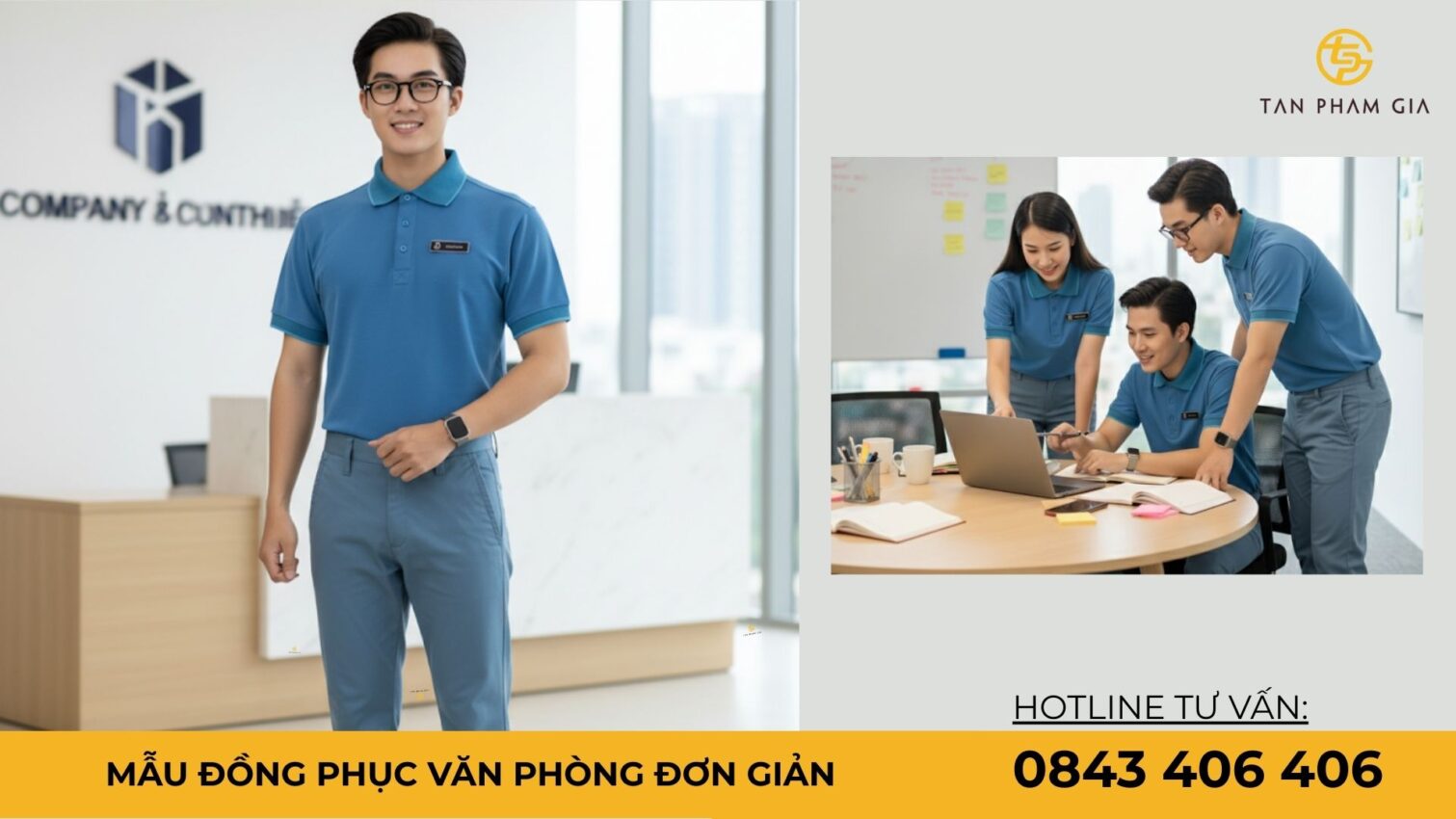 Mẫu Đồng Phục Văn Phòng Đơn Giản