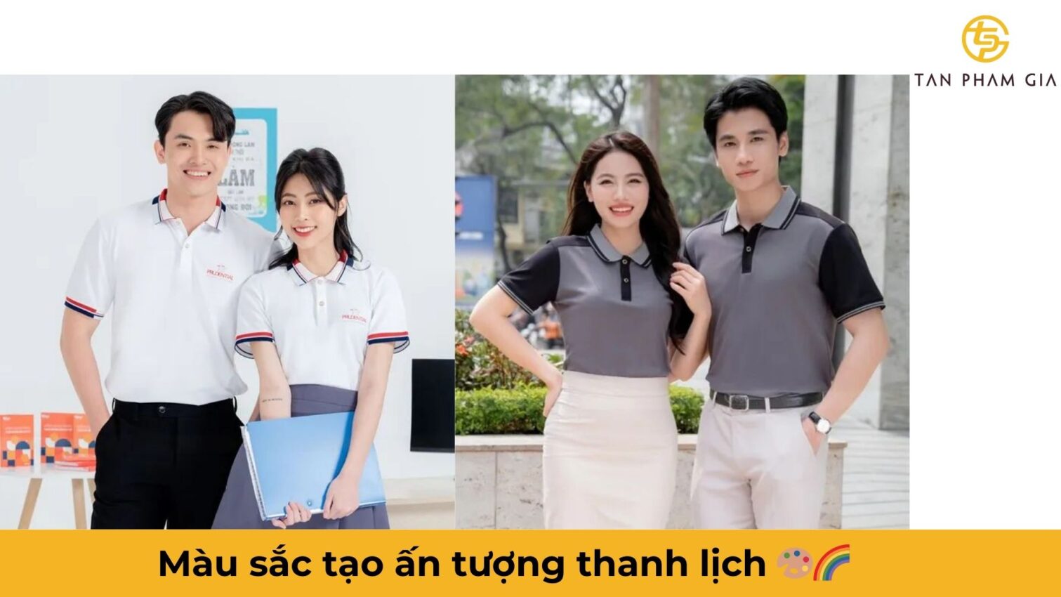 Mẫu áo đồng phục văn phòng công sở thanh lịch