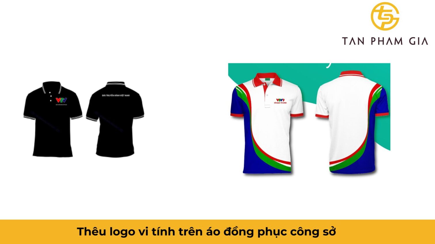 Mẫu áo đồng phục văn phòng công sở in logo