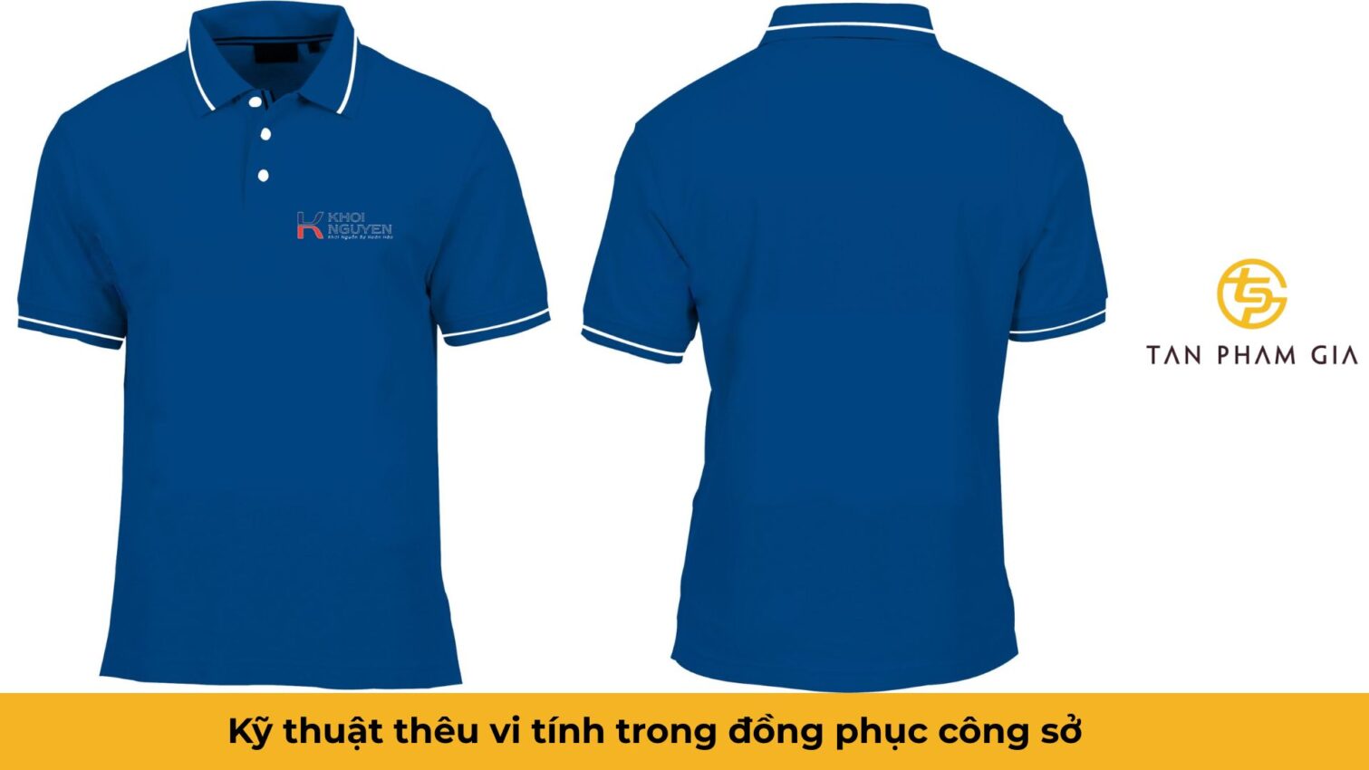Mẫu áo đồng phục văn phòng công sở thêu logo