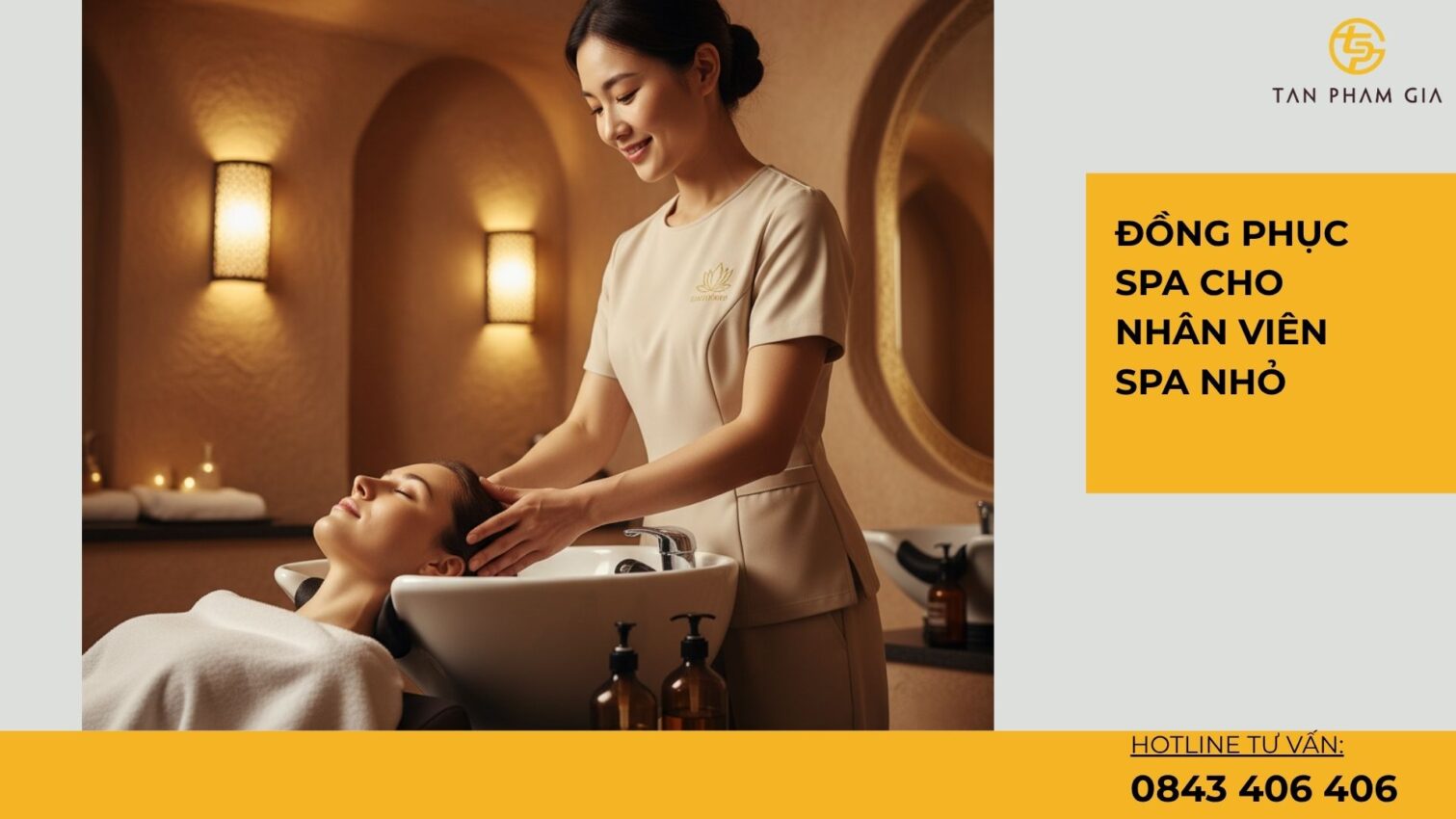 Đồng phục spa cho nhân viên spa nhỏ