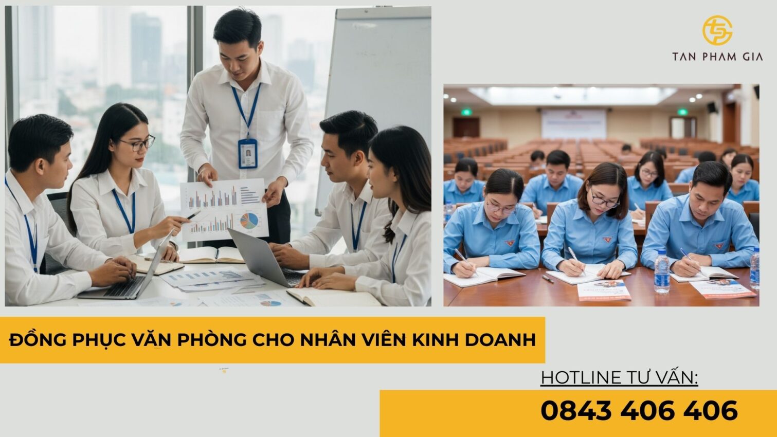 Đồng phục văn phòng cho nhân viên kinh doanh