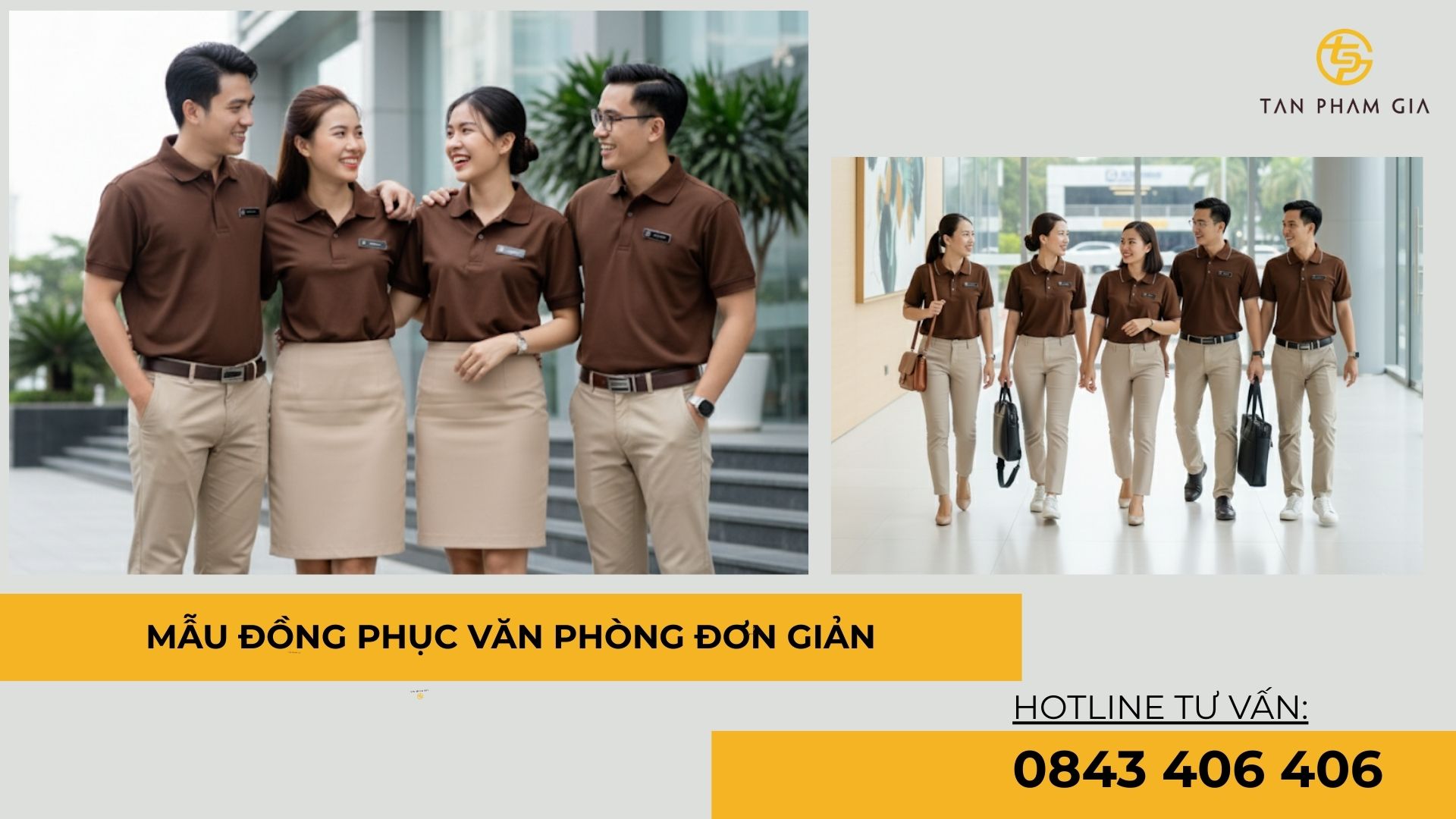 Mẫu Đồng Phục Văn Phòng Đơn Giản