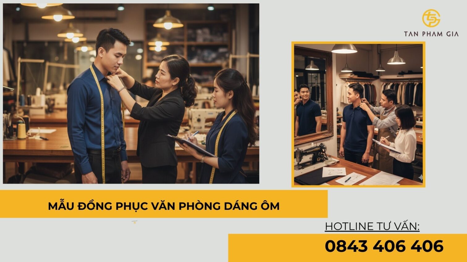 Mẫu đồng phục văn phòng dáng ôm