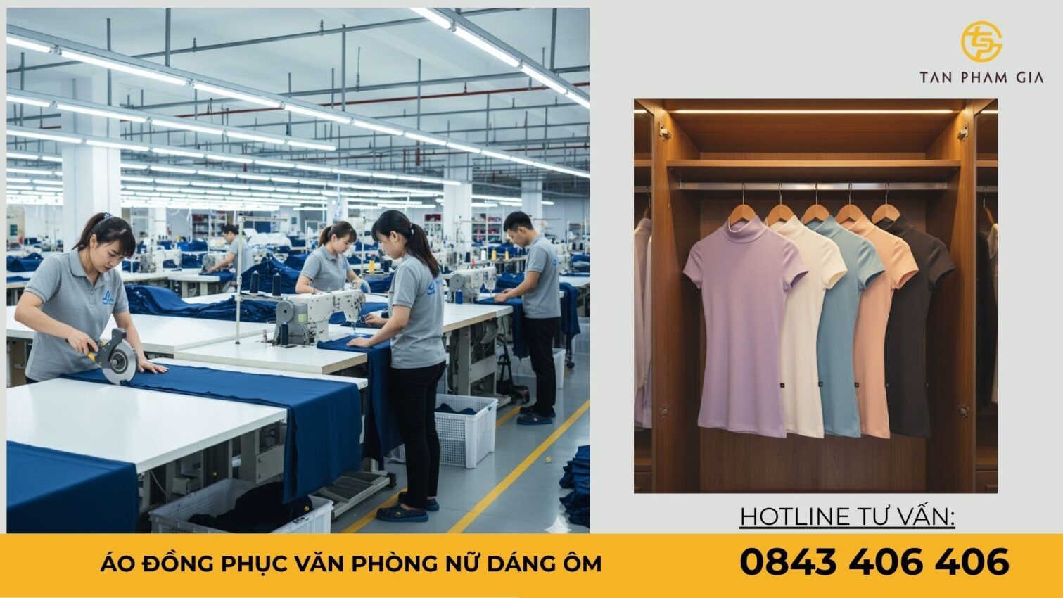 Áo đồng phục văn phòng nữ dáng ôm
