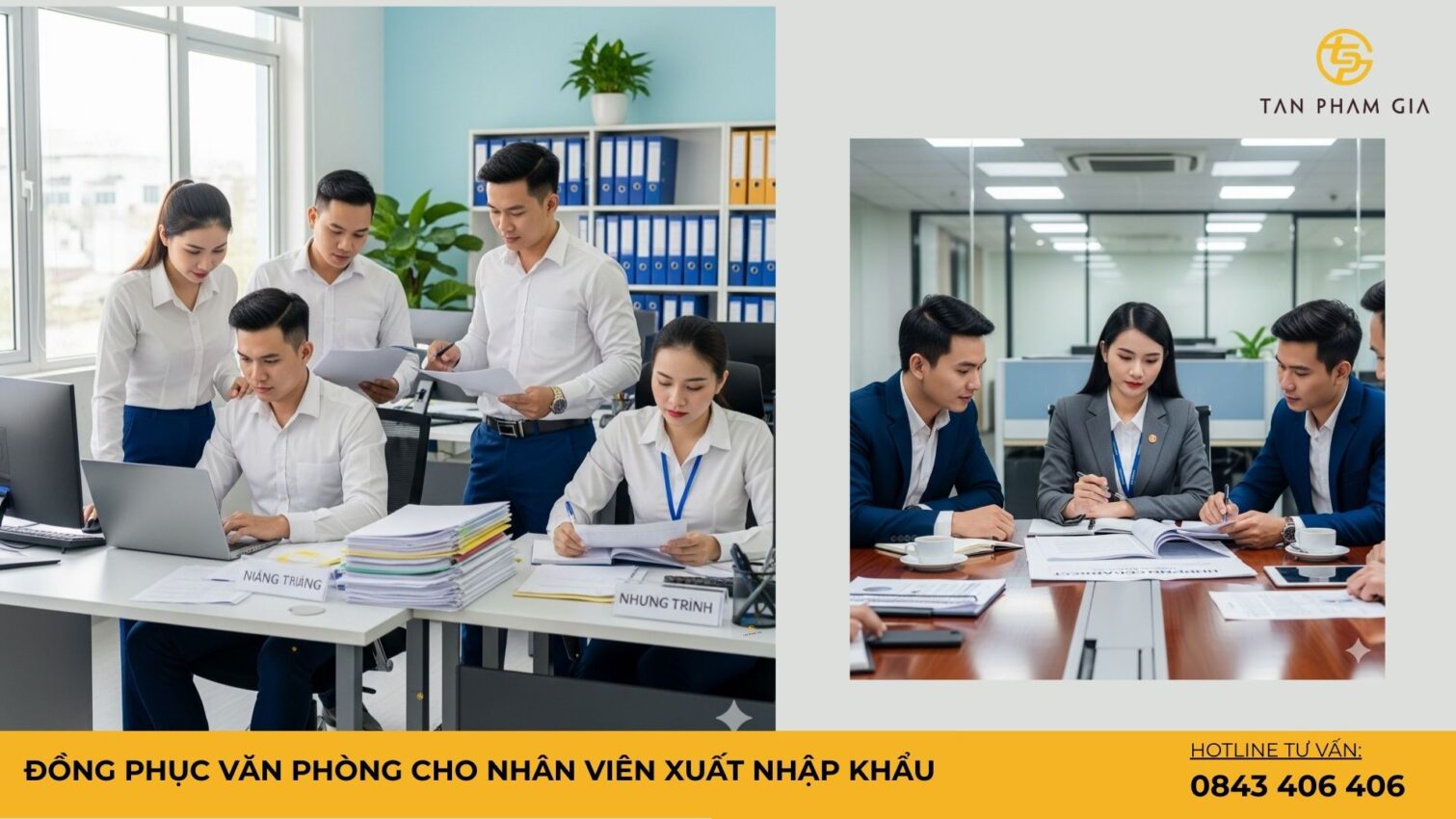 Đồng Phục Văn Phòng Cho Nhân Viên Xuất Nhập Khẩu