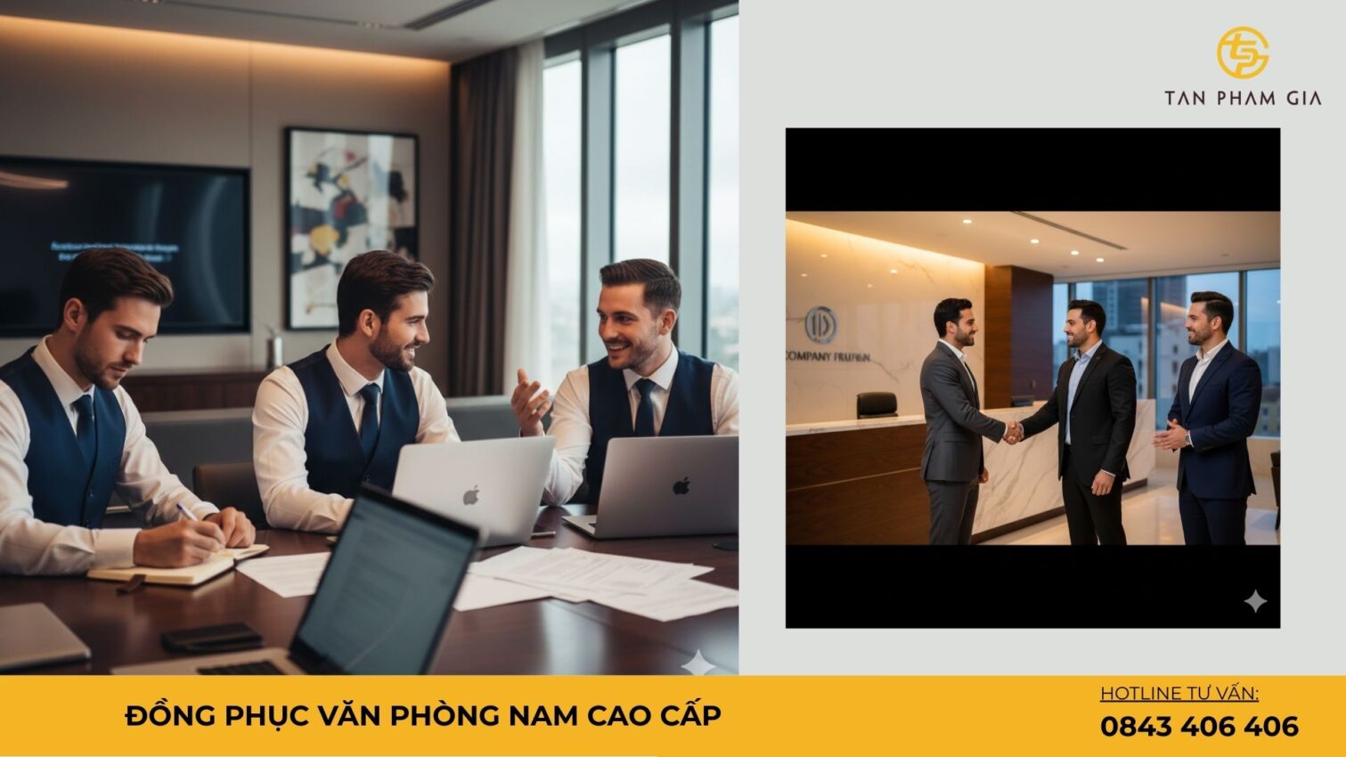 Đồng phục văn phòng nam cao cấp