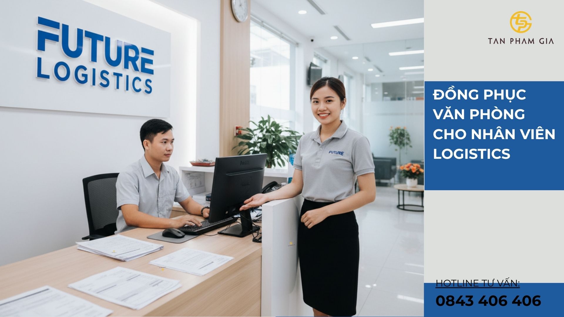 Đồng phục văn phòng cho nhân viên logistics