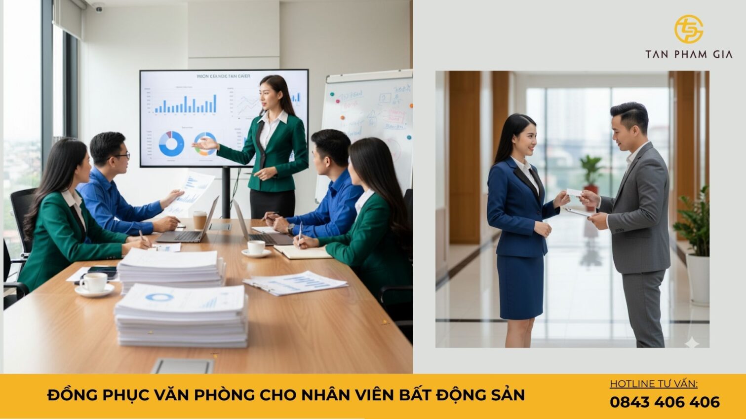 Đồng Phục Văn Phòng Cho Nhân Viên Bất Động Sản