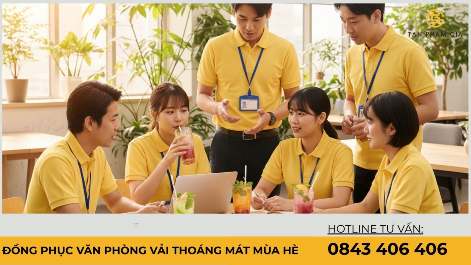 Đồng phục văn phòng vải thoáng mát mùa hè