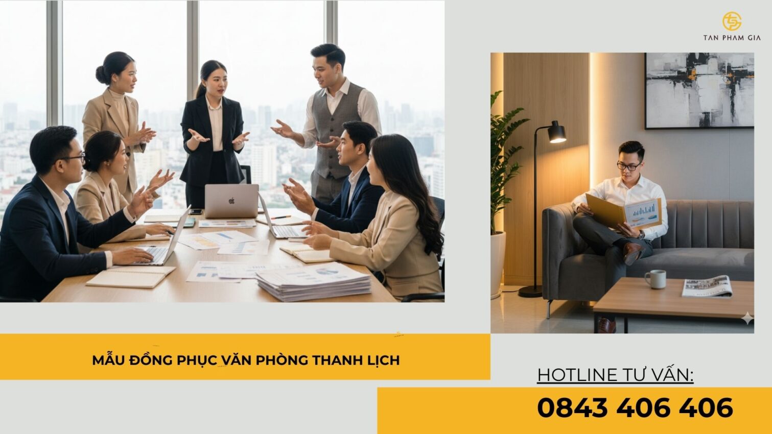 Mẫu Đồng Phục Văn Phòng Thanh Lịch