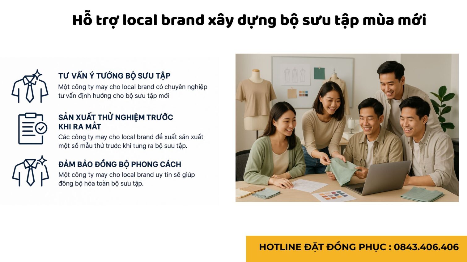 Công ty may cho local brand