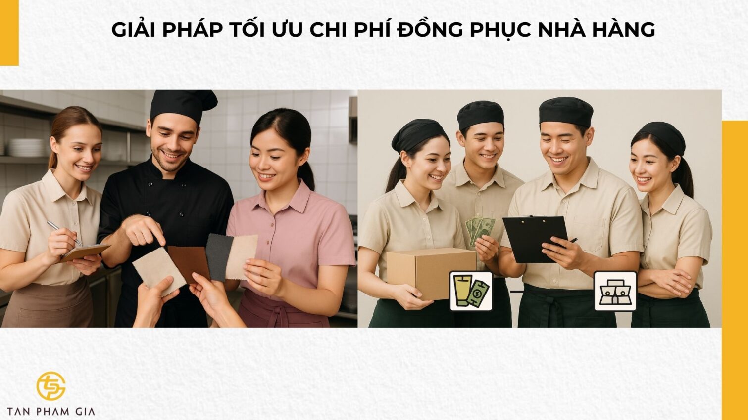 Công ty may cho nhà hàng
