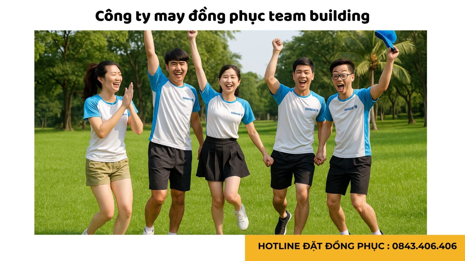 Công ty may đồng phục team building