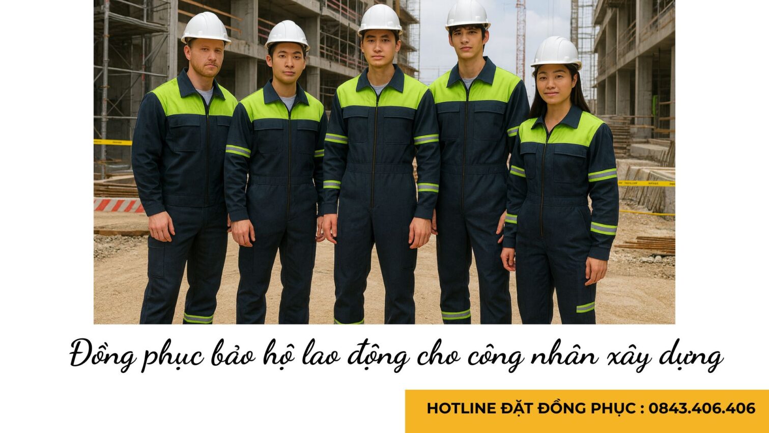 Đồng phục bảo hộ lao động cho công nhân xây dựng