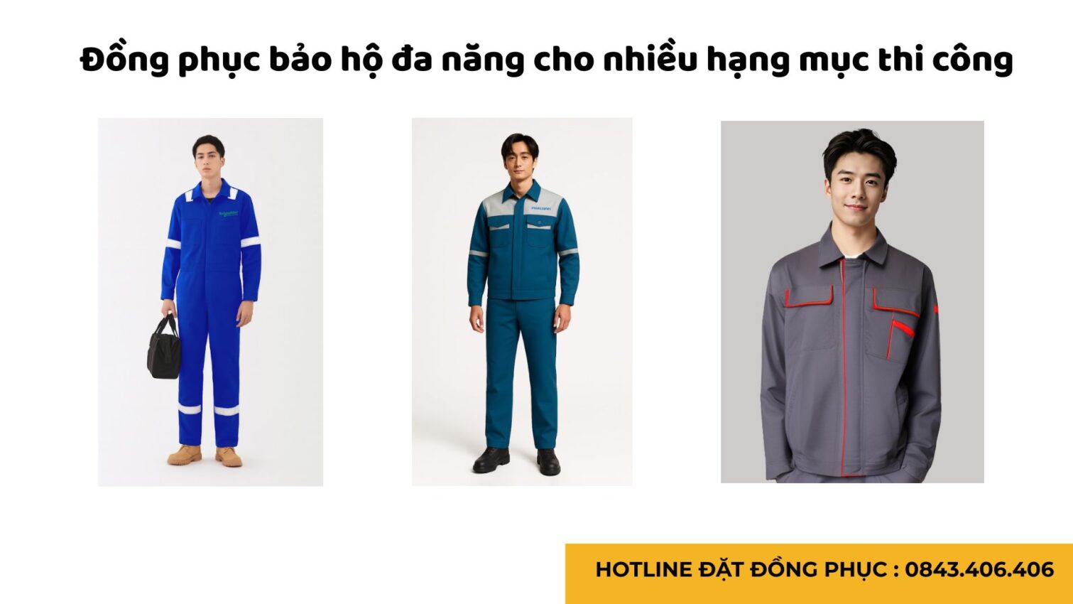 Đồng phục bảo hộ lao động cho công nhân xây dựng