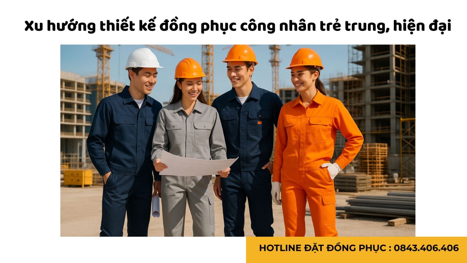 Đồng phục bảo hộ lao động cho công nhân xây dựng