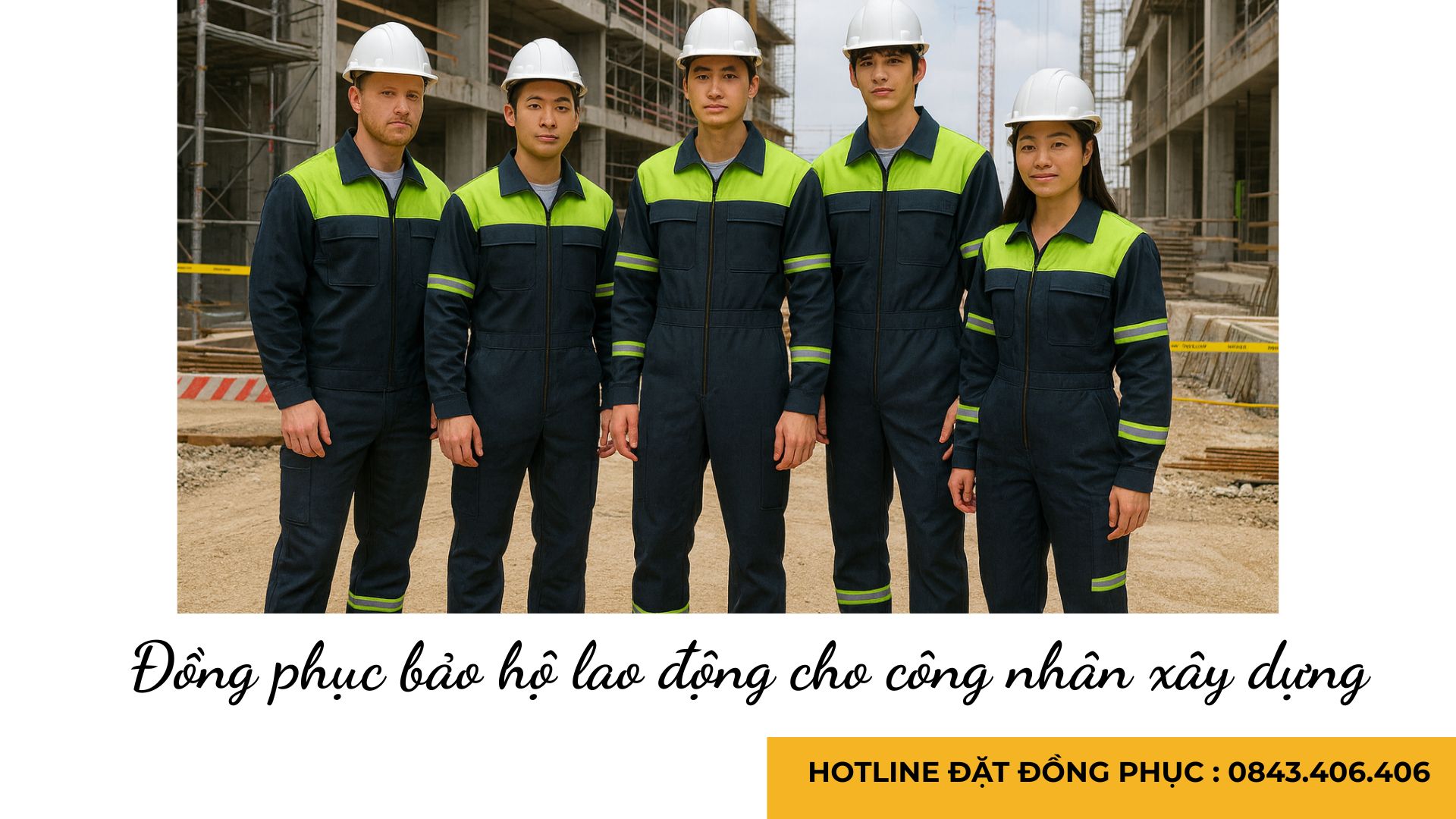 Đồng phục bảo hộ lao động cho công nhân xây dựng