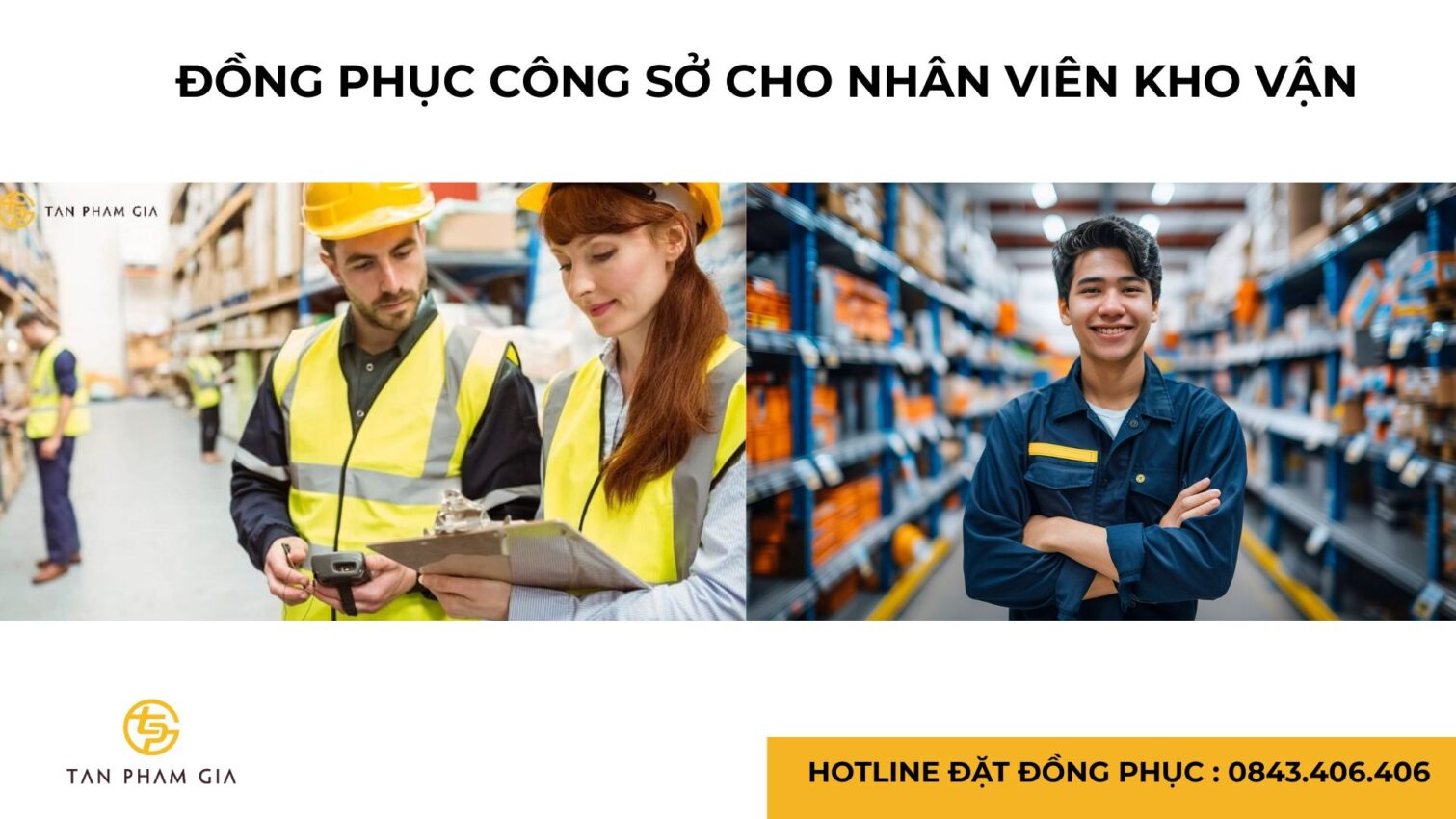 Đồng phục công sở cho nhân viên kho vận