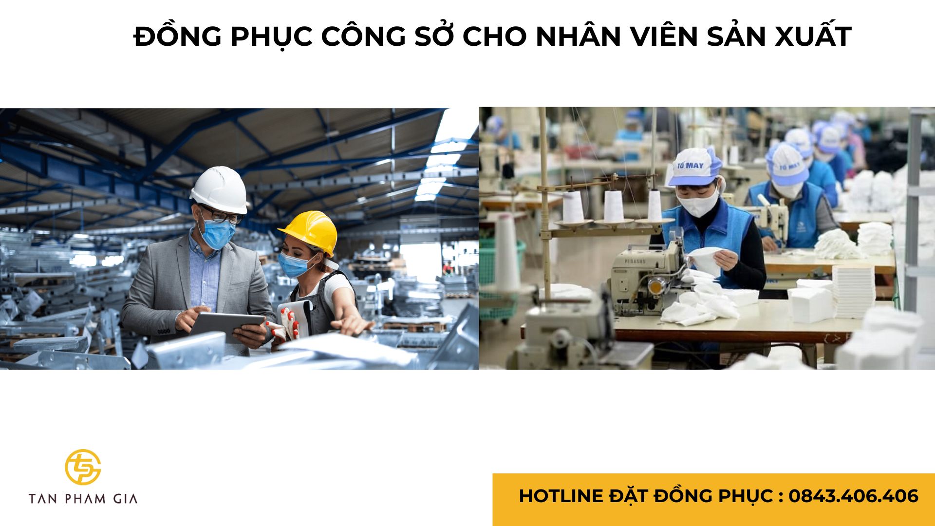 Đồng phục công sở cho nhân viên sản xuất