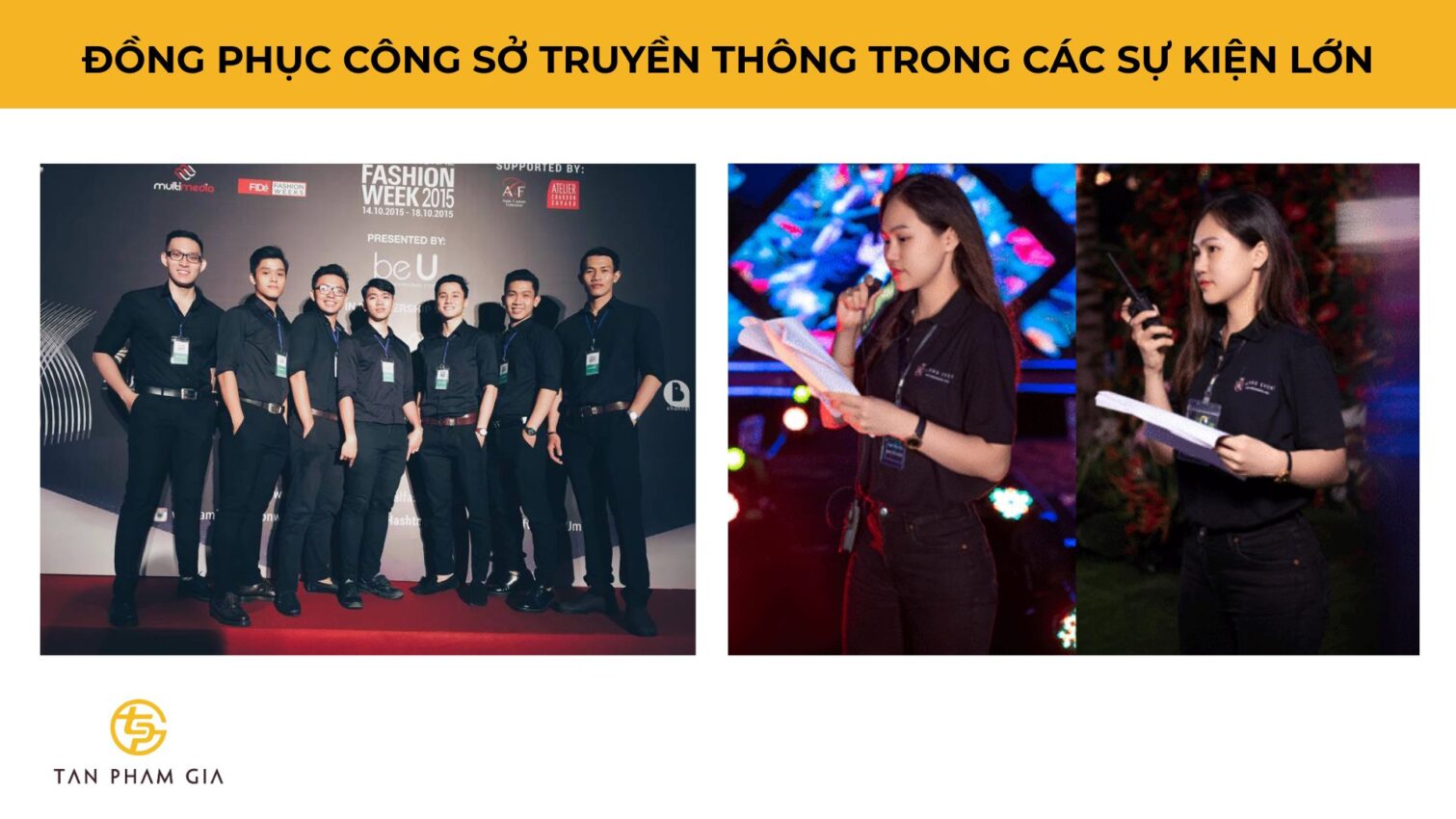 Đồng phục công sở cho nhân viên truyền thông