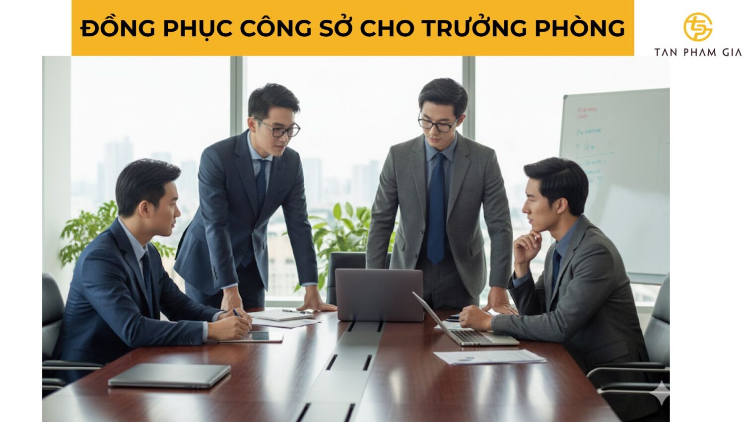 Đồng phục công sở cho trưởng phòng