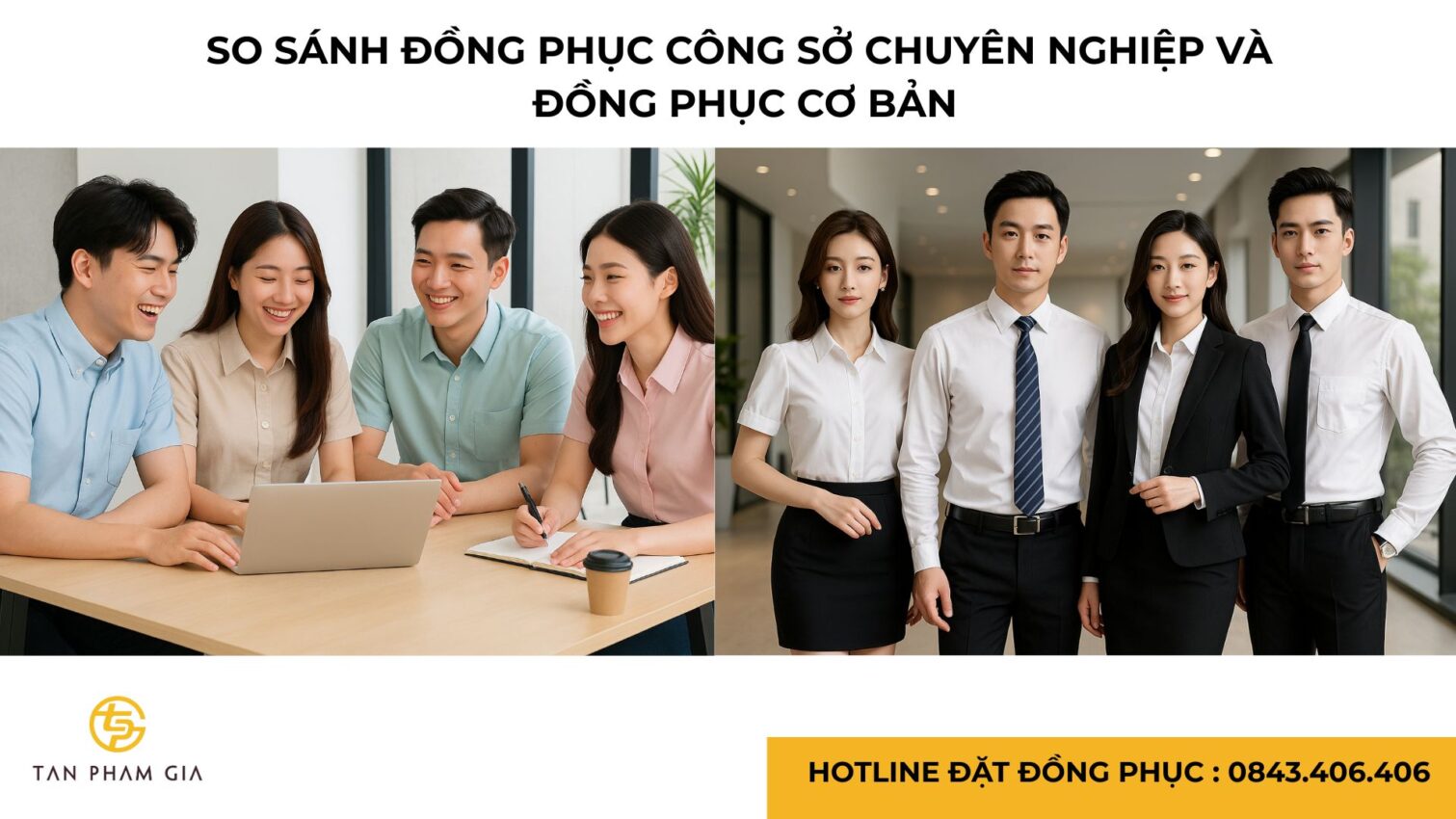 Đồng phục công sở chuyên nghiệp cho doanh nghiệp