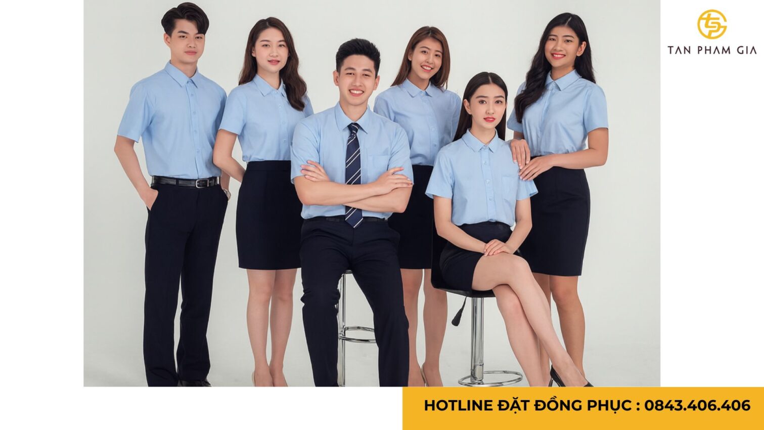 Đồng phục công sở đơn giản basic