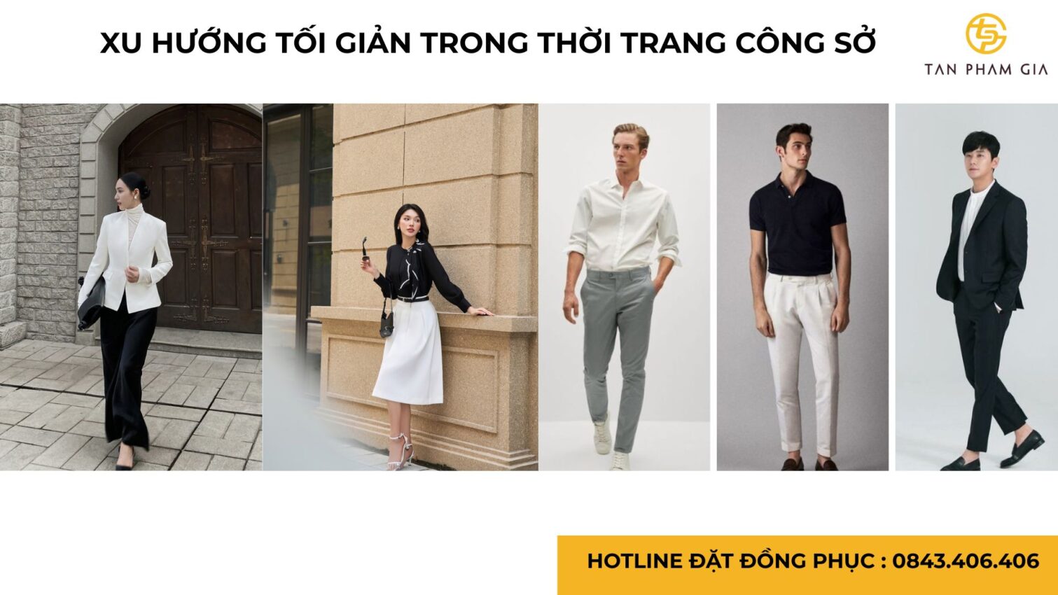 Đồng phục công sở đơn giản basic