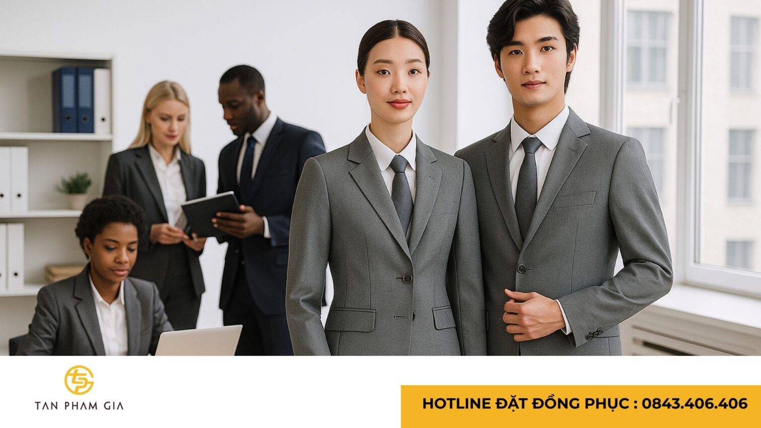 Đồng phục công sở phong cách Châu Âu