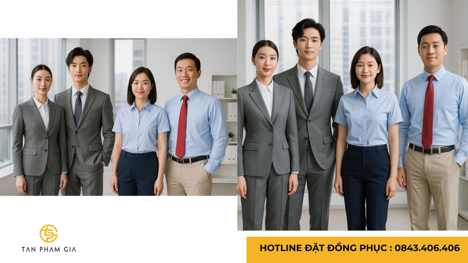Đồng phục công sở phong cách Châu Âu