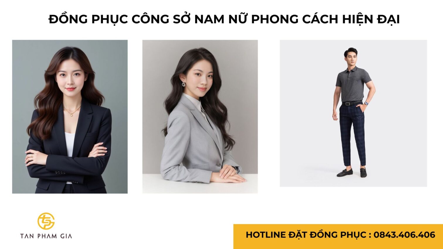 Đồng phục công sở phong cách hiện đại