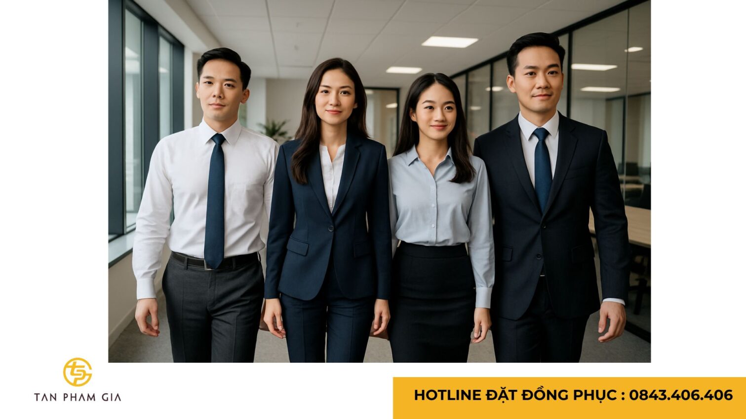 Đồng phục công sở phong cách truyền thống